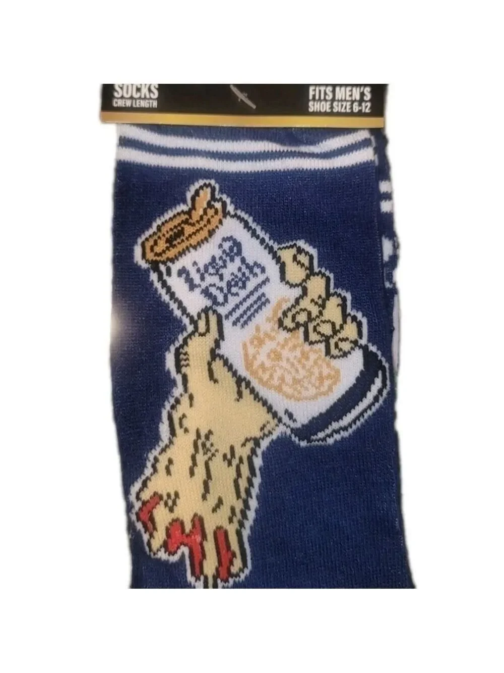 4 /$25 Liquid Death Novelty Crew Socks Mens Crazy Socks Stocking Stuffer
